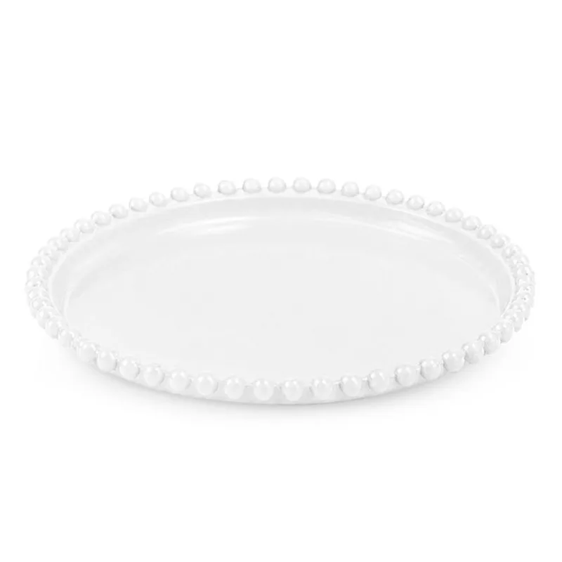Bandeja Redonda Pérola Branca 18CM TASIL BANDEJA RED PEROLA BRANCA 18CM BRP002 TASIL