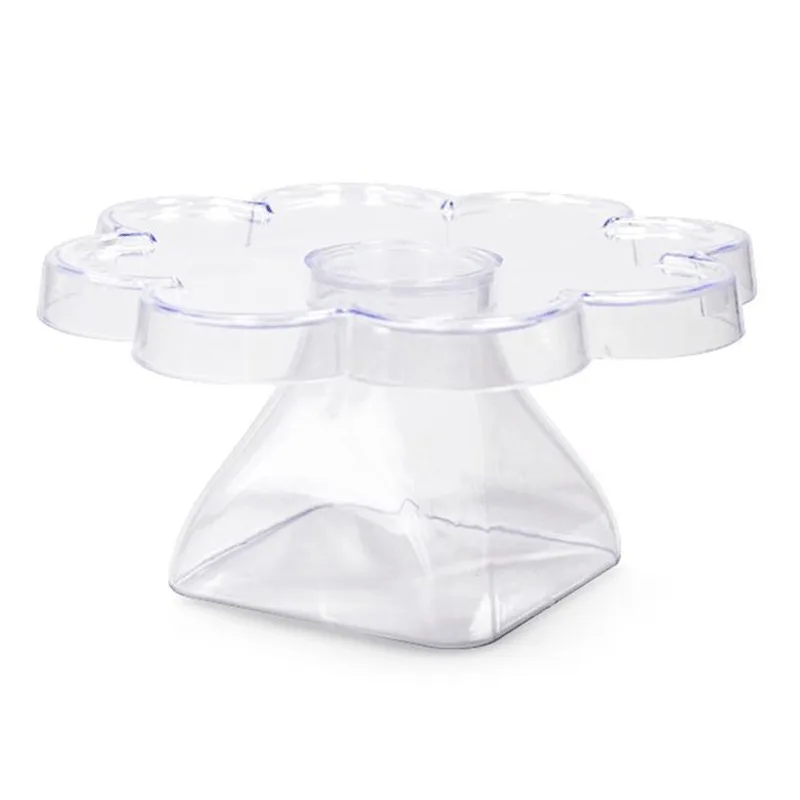 Boleira Flor Quadrada Transparente 22X11CM TASIL BOLEIRA FLOR QUAD TRANSP 22X11CM BFPQ001 TASIL