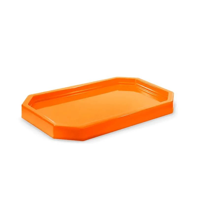 Mini Bandeja Decorada Lapidada Laranja 19X13CM TASIL MINI BANDEJA DEC LARANJA LAPIDADA 19X13CM MBDL036 TASIL