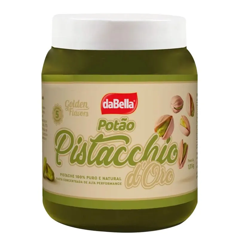 Pasta Saborizante Golden Flavors Pistacchio D'Oro Potão 1kg DABELLA GOLDEN FLAVORS PISTACCHIO D'ORO 1KG DABELLA