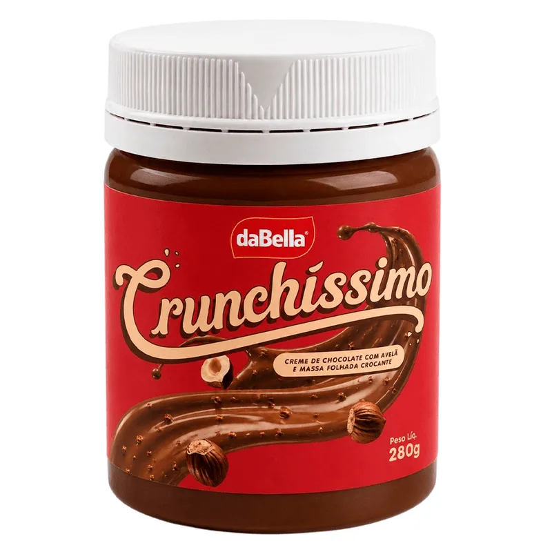 Creme Avelã Crunchíssimo 280G DABELLA CREME AVELA CRUNCHISSIMO 280G DABELLA