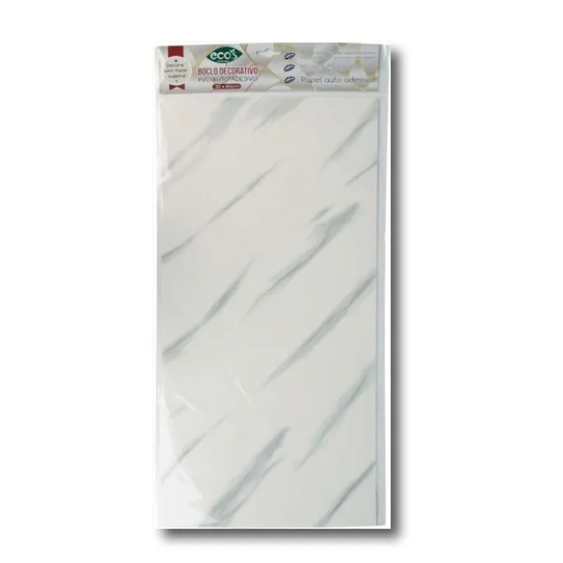 Placa Decorativa 30x60 Marmo Branco Cinza 15 - Ecos