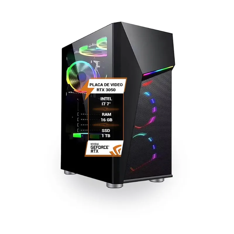 Pc gamer Intel Core i7 7° rtx 3050 16GB ram ssd 1TB