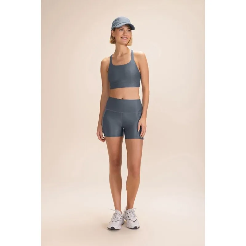 Shorts Live Fit Allure Adaptiv Feminino Blue Stone