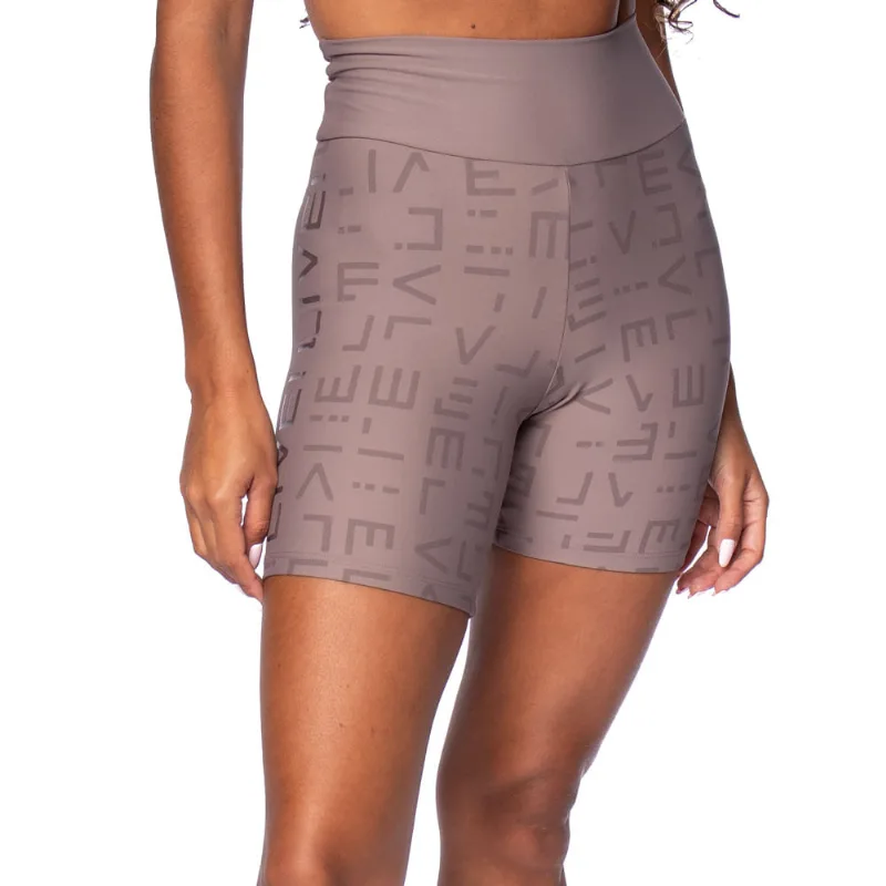 Bermuda Feminina Live Icon Hydefit Adaptiv Cinza Smokey - G