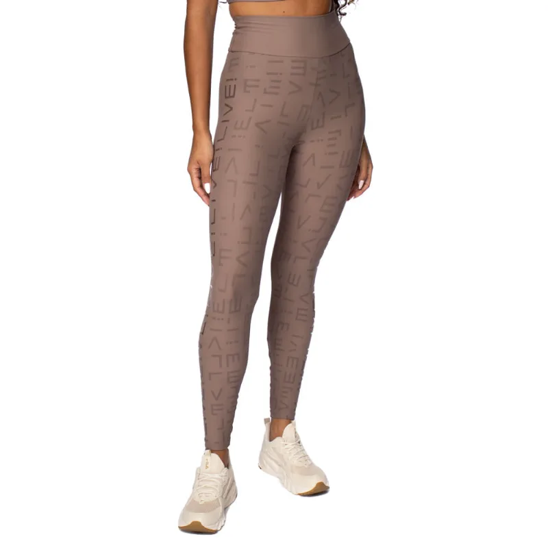 Legging Feminina Live Icon Hydefit Adaptiv Cinza Smokey - M