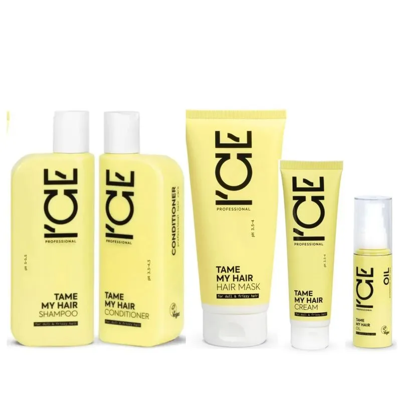 Ice Professional Tame My Hair (Sh+Cond. 250ml+Másc 200ml +Leavein 100ml +Óleo 50ml)