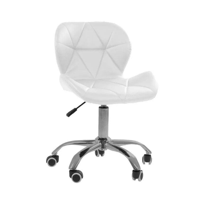 Cadeira Office Eiffel Slim Base Giratória Oficial Branco