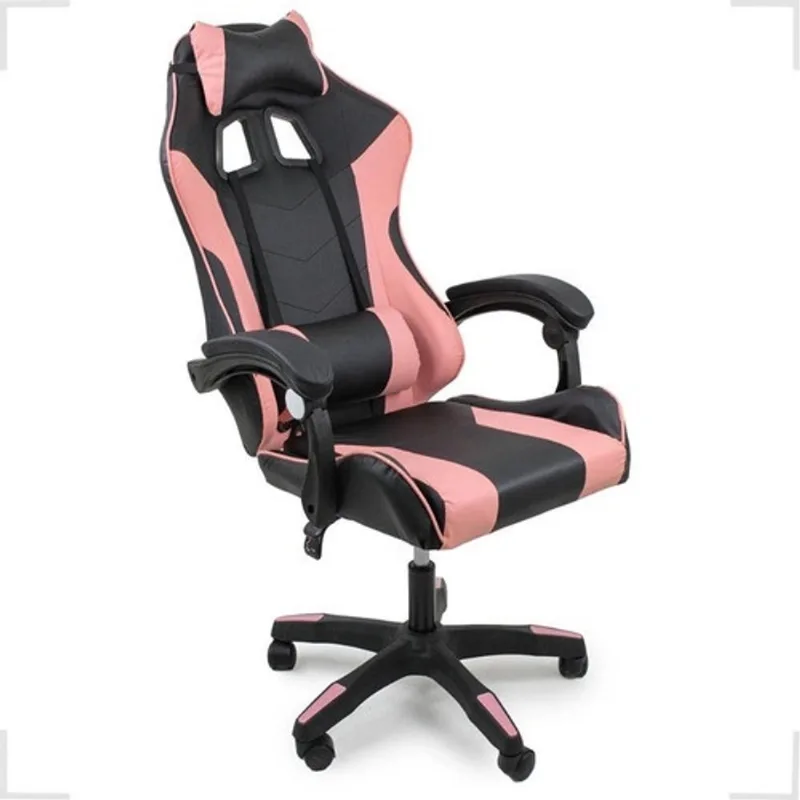 Cadeira Gamer Stillus Ergonômica Com Apoio Para Os Pés Cor P