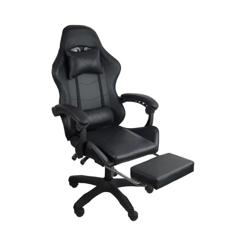 Cadeira Gamer Stillus Oficial Apoio Para Pés Preto