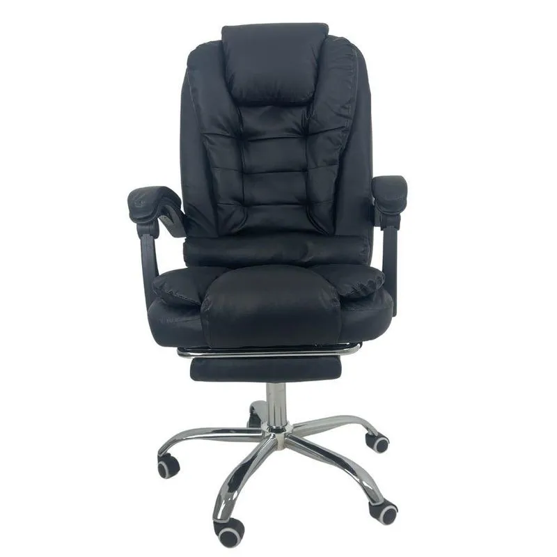Cadeira De Escritório Presidente Soft Ergonômica Preto