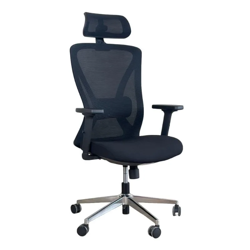Cadeira De Escritório Presidente Ergonômica Oficial Corporativa Work Apoio Nuca