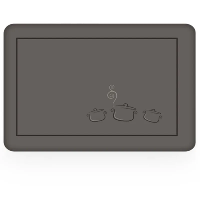 Tapete Antiderrapante Decore Slim Touss 50x70cm - Kacyumara Marrom