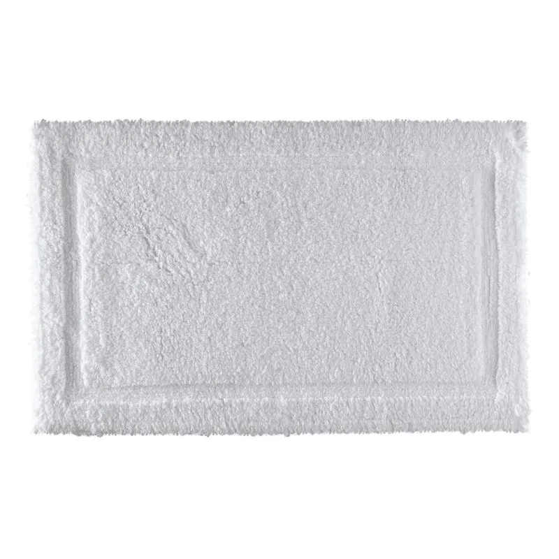 Tapete Sintra 100% Algodão Antiderrapante Alta Absorção - Kacyumara BRANCO