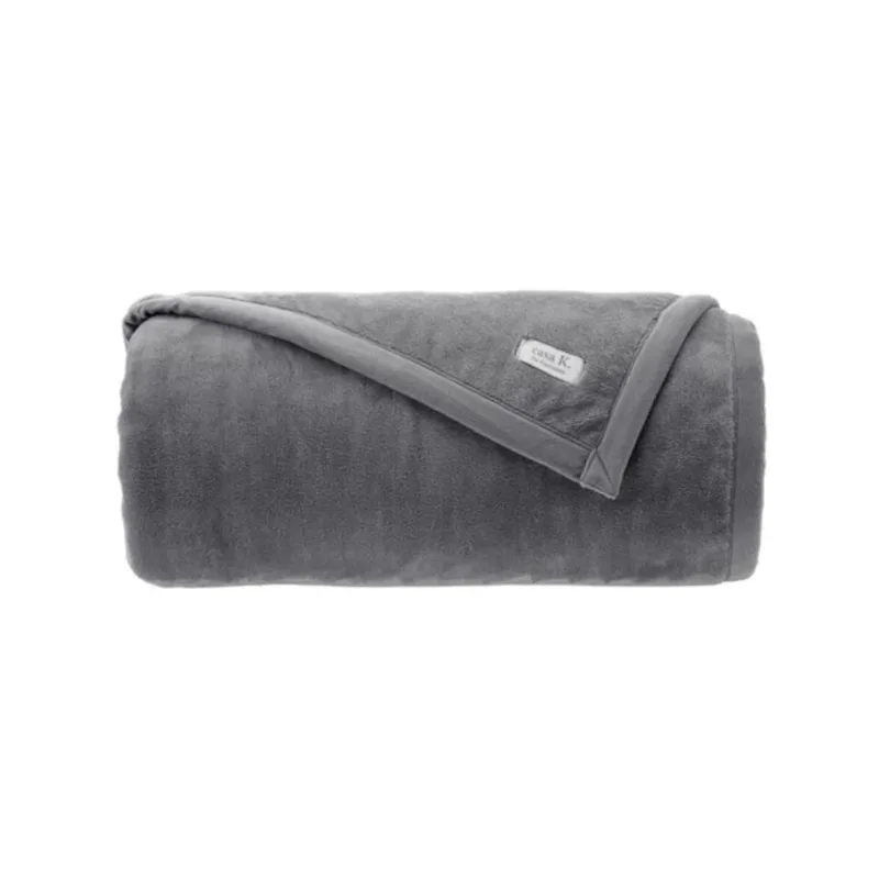 Cobertor Casal Microfibra Flannel 100% Poliéster Gran 700 - Kacyumara CHUMBO - Kacyumara