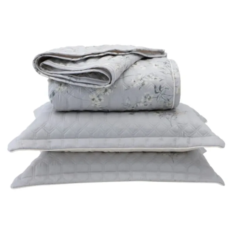 Cobre Leito Queen Lazio Athena 300 Fios 100% Algodão - Kacyumara ESTAMPADO