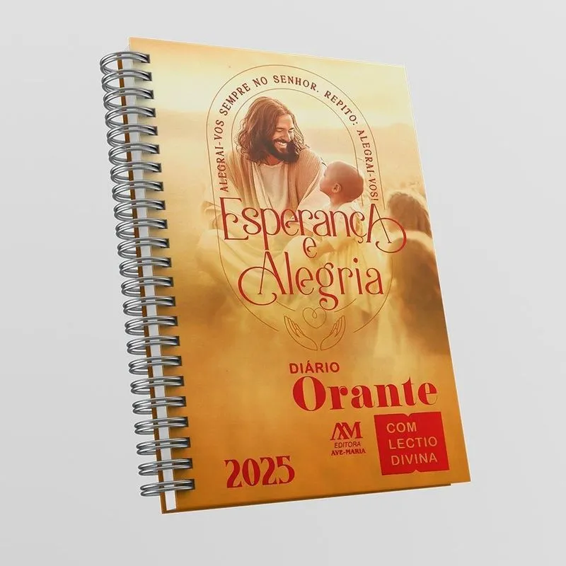 Agenda Diário Orante 2025 Capa Dura Espiral Jesus Lectio