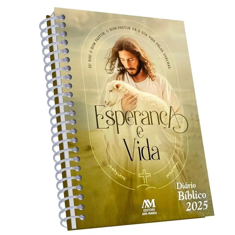 Agenda Diário Bíblico 2025 Espiral Jesus Esperança E Vida