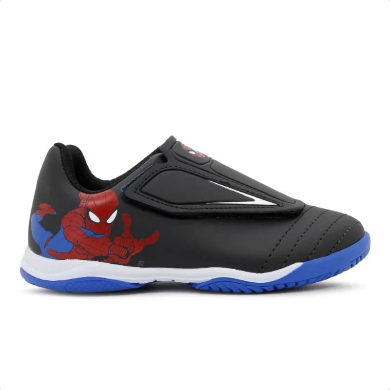Chuteira Futsal Dray Marvel Original Sem Cadarço Infantil 21 / Preto / Vermelho