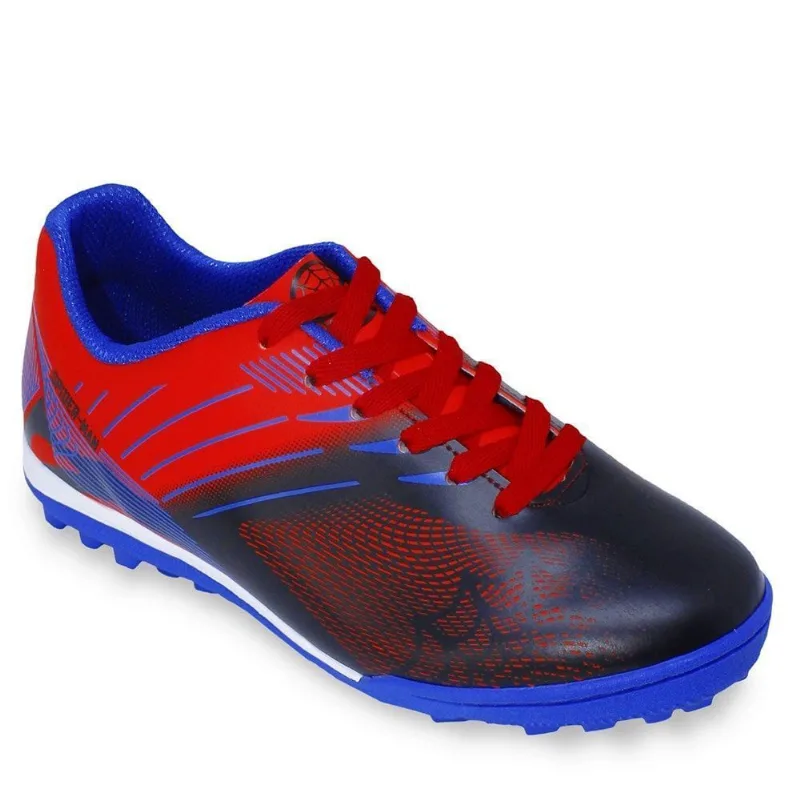 Chuteira Society Dray Marvel Homem-Aranha 44 / Vermelho e Azul
