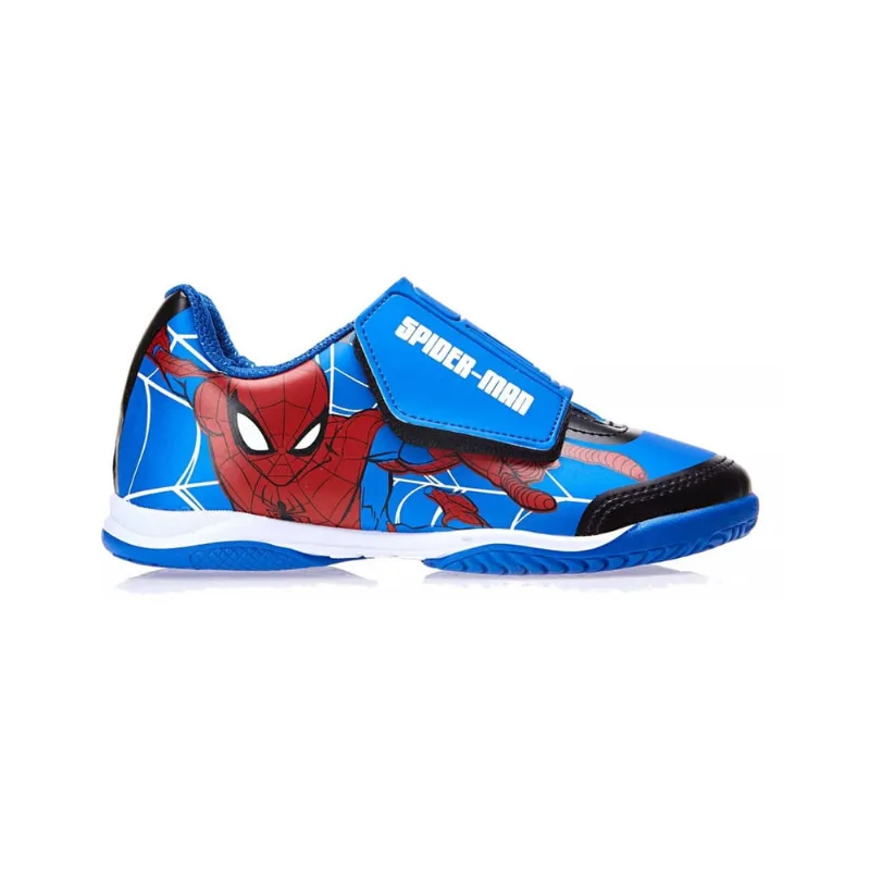 Chuteira Infantil Marvel Futsal Society Spider-Man 4115 Azul