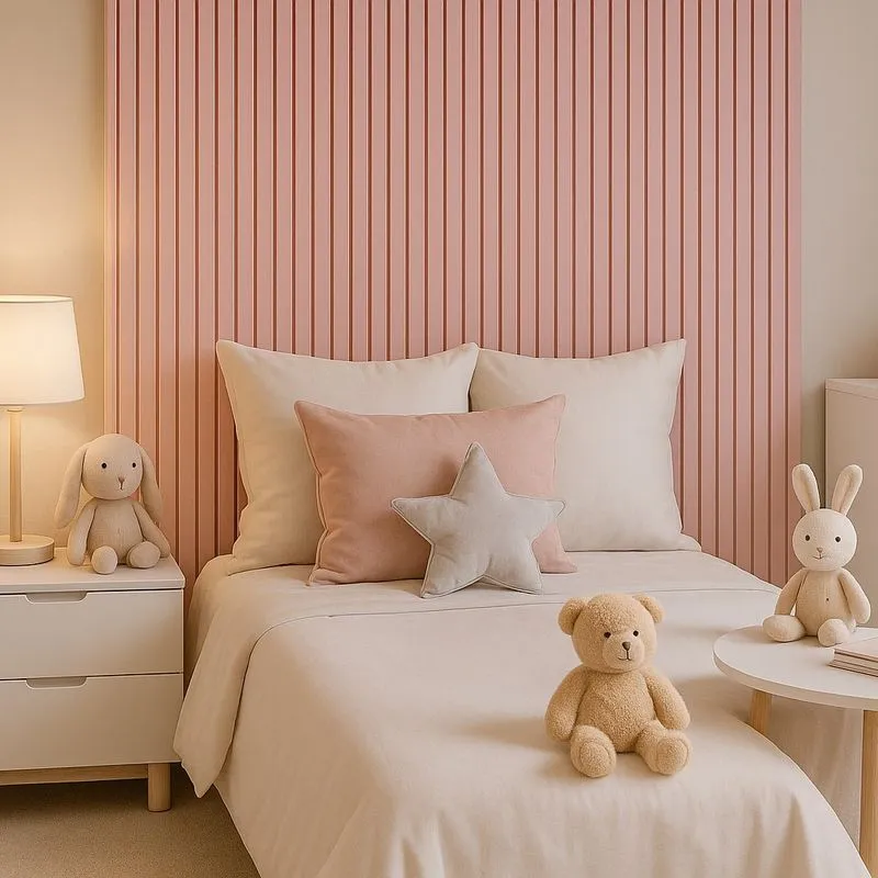 Kit 30 Unidades - Revestimento Ripado Placa Mdf Painel Decorativo 45 X 11 Cm