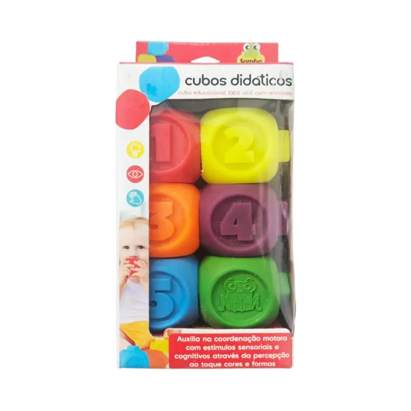 Cubo Didático Tchuco Baby 1041 Samba toys - UN