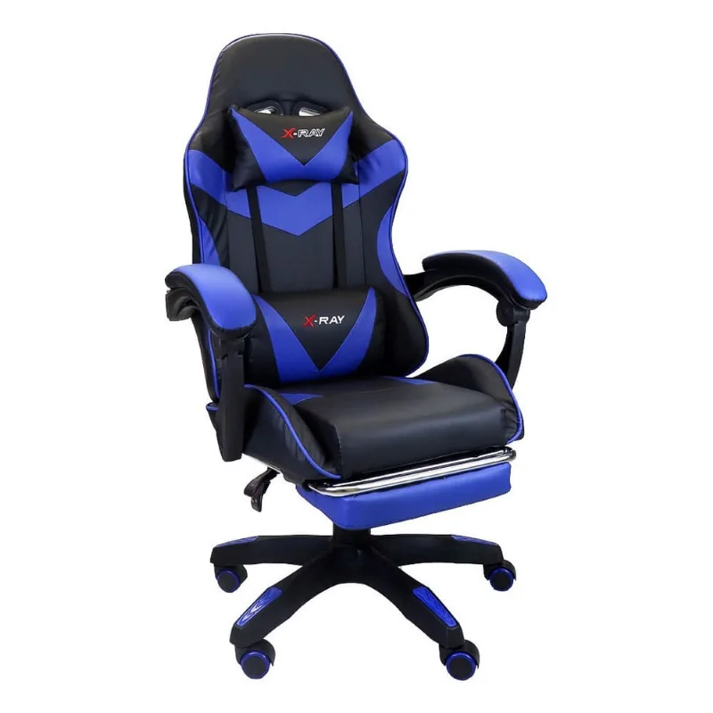 Cadeira Gamer Profissional Reclinável Apoio De Pés X-ray Cor