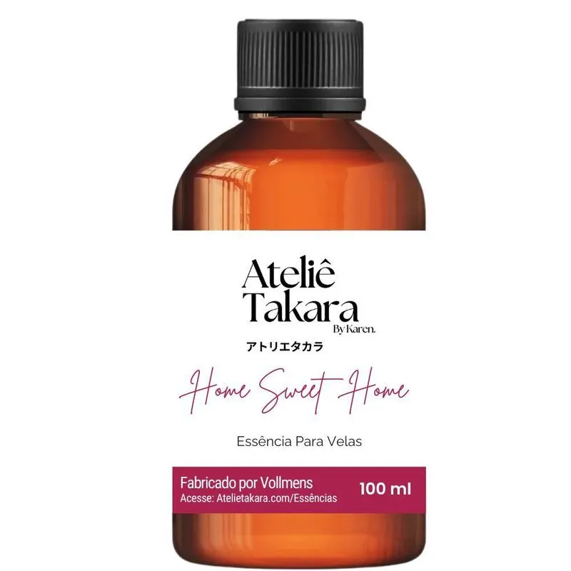 Essência Lipossolúvel Vollmens Home Sweet Home 100ml