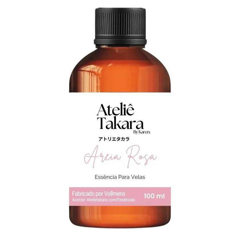 Essência Concentrada Lipossolúvel Vollmens Areia Rosa 100ml