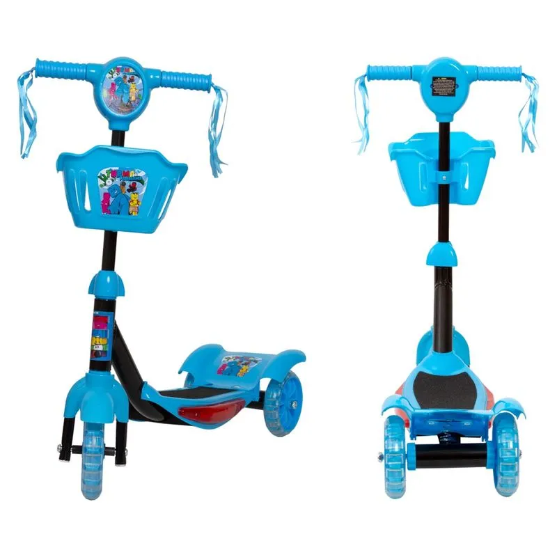 Patinete Scooter Turma do Problems Radical Ajusta Altura