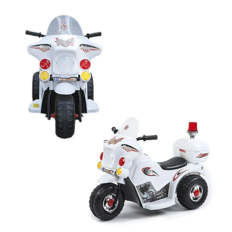 Moto Elétrica Infantil Triciclo A Bateria 6v Recarregável