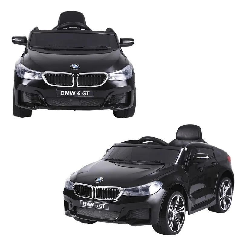 Carro Elétrico Infantil Bmw 6 Gt 12v Com Controle Cor Preto