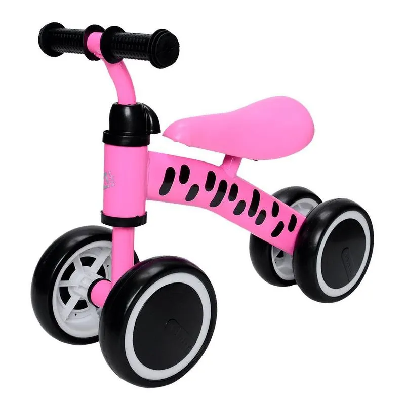 Andador Carrinho Infantil Bebê Treina Equilíbrio Cor Rosa