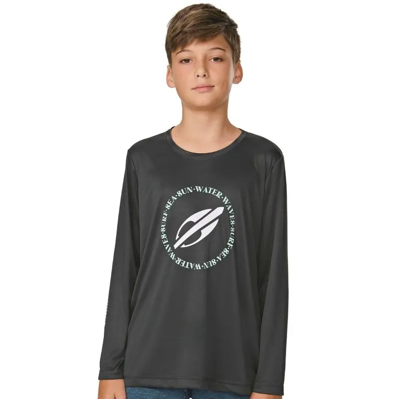 Camiseta Infantil Menino Mormaii 31711 Juvenil Dry Cinza 12 / Cinza