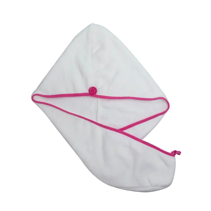 Touca Para Secar Cabelo Antifrizz Microfibra Ultra Absorvente Fios Hidratados Branco - Camesa