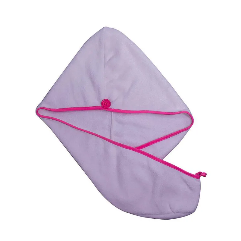 Touca Microfibra Lilás Antifrizz - Camesa 65x25cm