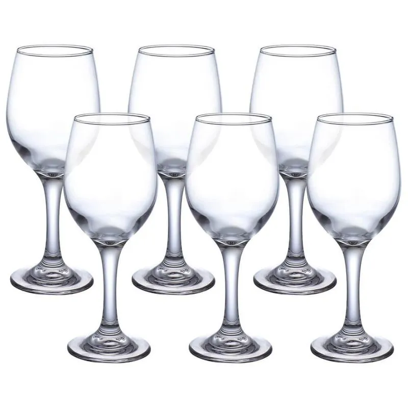 Taças de Vinho e Água de Vidro Cecina 6 Peças 320mL - Hauskraft TCVN018/2