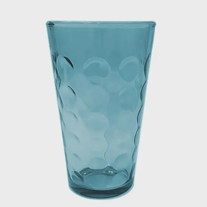 Copo de Vidro Alegria Azul 475ml 1 peça - Casambiente