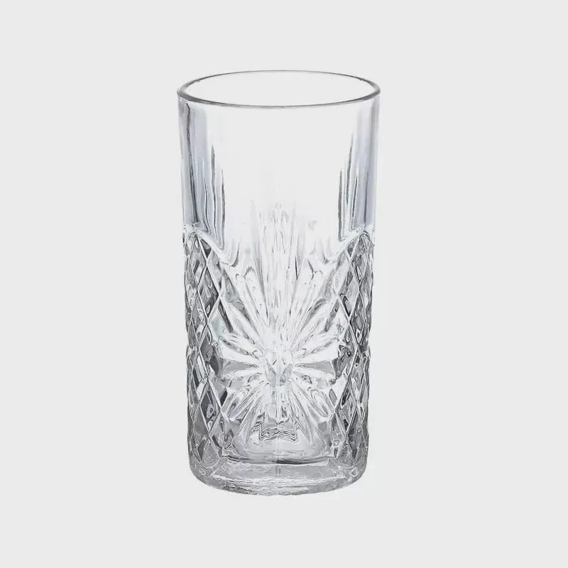 Copo de Vidro Rozana Transparente 340ml 1 peça - Casambiente