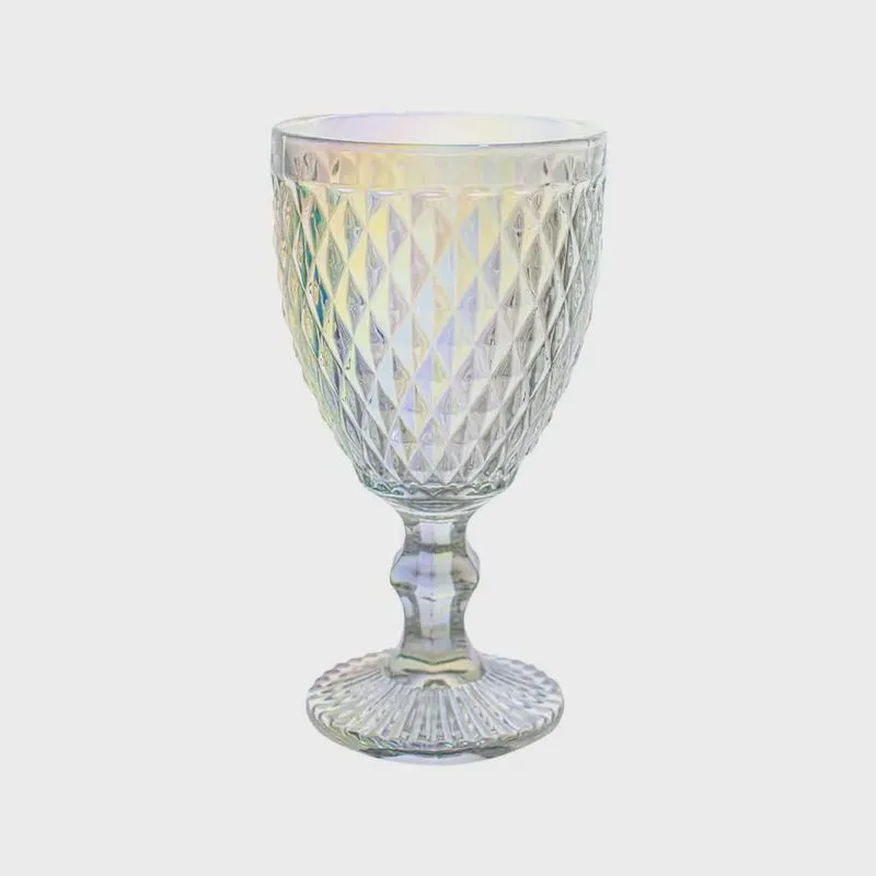 Taça de Vidro Bico de Abacaxi Transparente Furta-Cor 300ml 1 peça - Casambiente