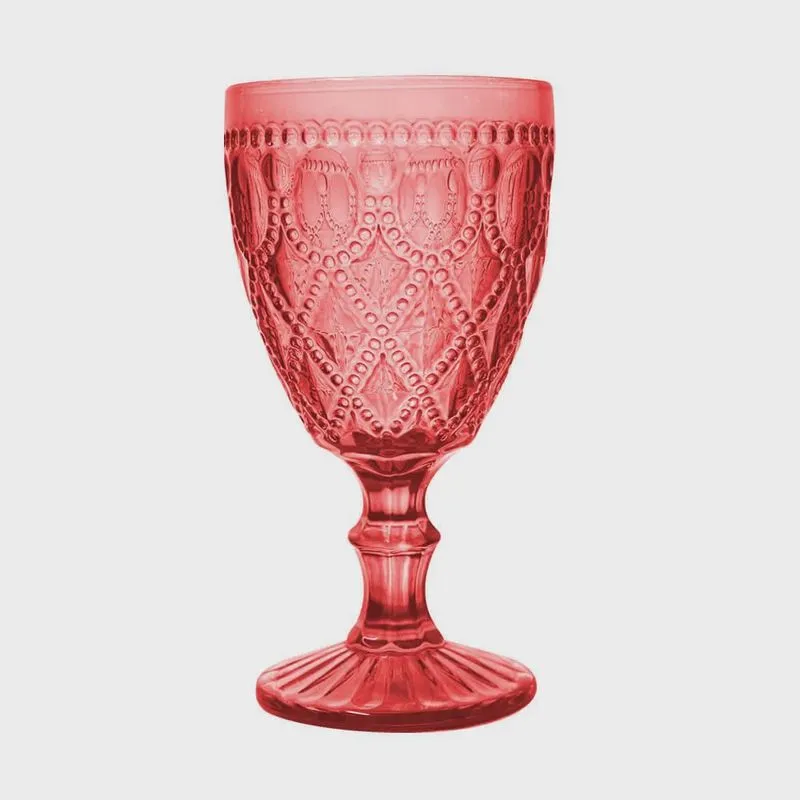 Taça de Vidro Royal Vermelho 350ml 1 peça - Casambiente