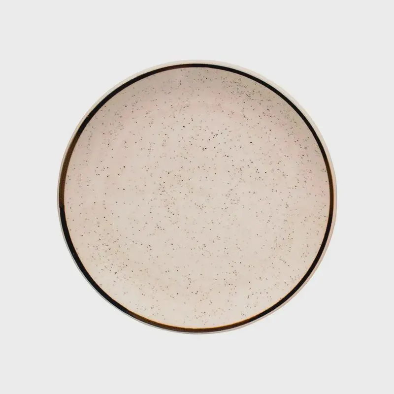 Prato de Porcelana Sobremesa Oxford Brisa 18,5cm 1 peça