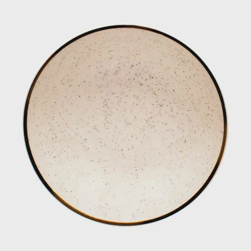 Prato de Porcelana Fundo Oxford Brisa 20,5cm 1 peça