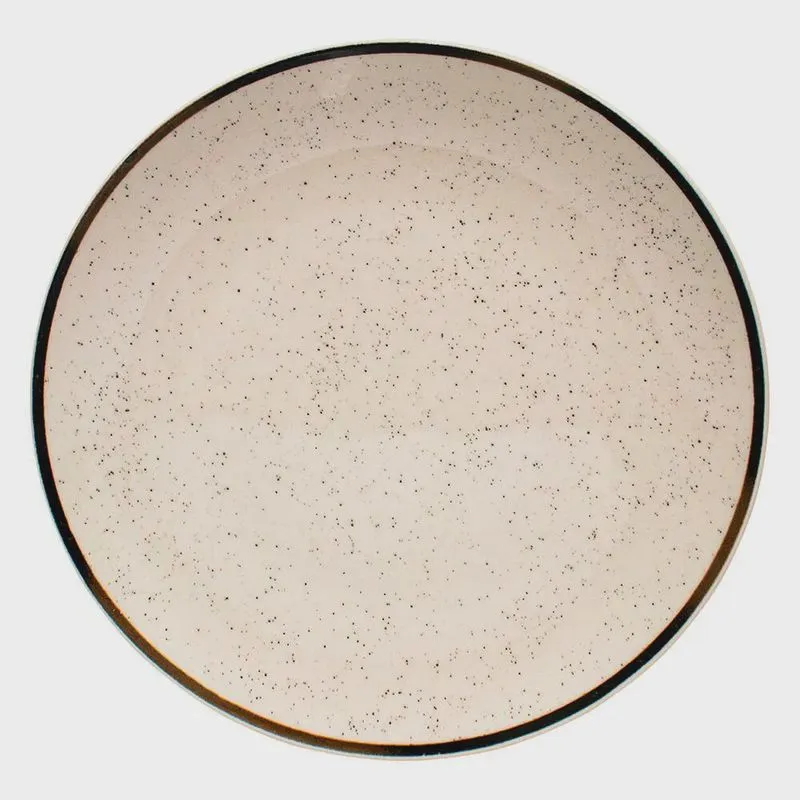 Prato de Porcelana Raso Oxford Brisa 26cm 1 peça