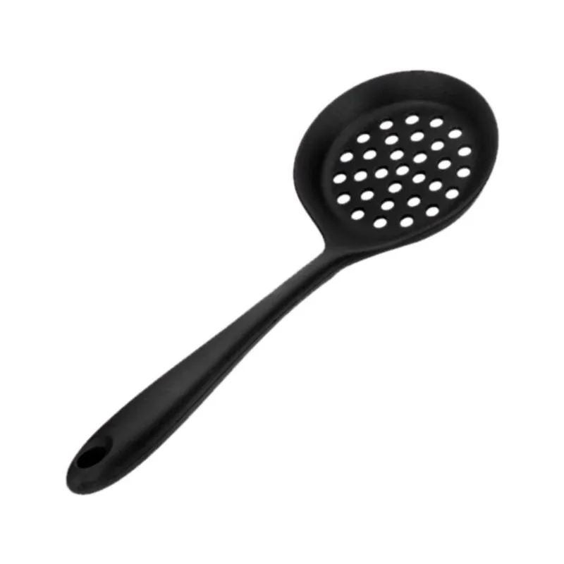 Escumadeira De Silicone 32cm Vegas Preto - Casambiente