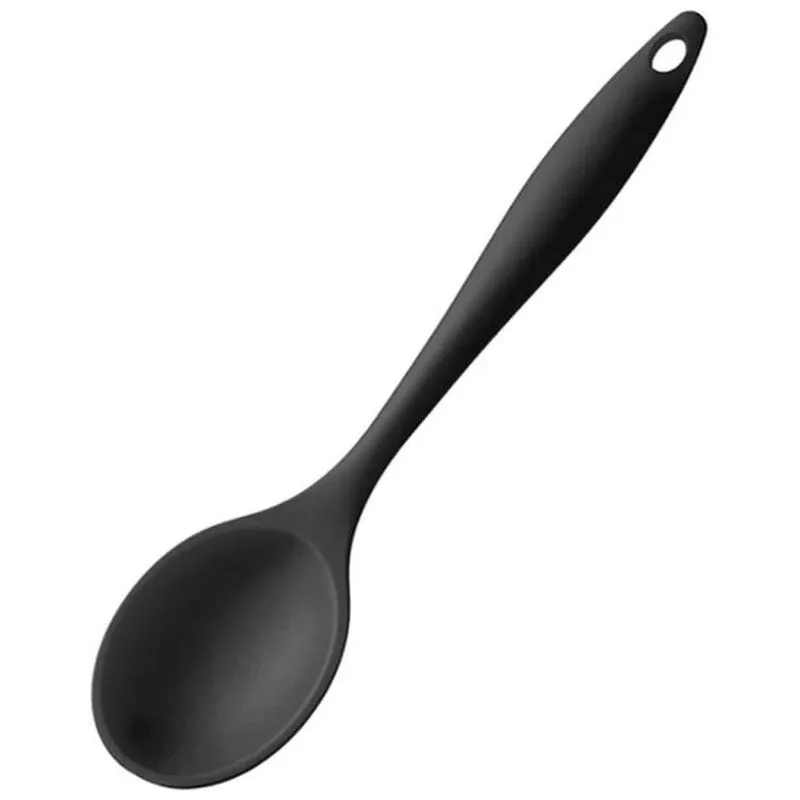 Colher De Silicone 27,5cm Vegas Preto - Casambiente