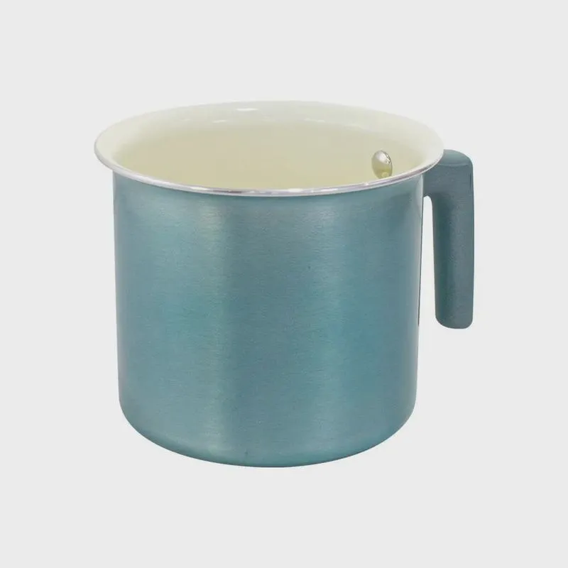 Leiteira Fervedor Antiaderente de Indução Cerâmica Azul Genebra Plus 14cm - Casambiente