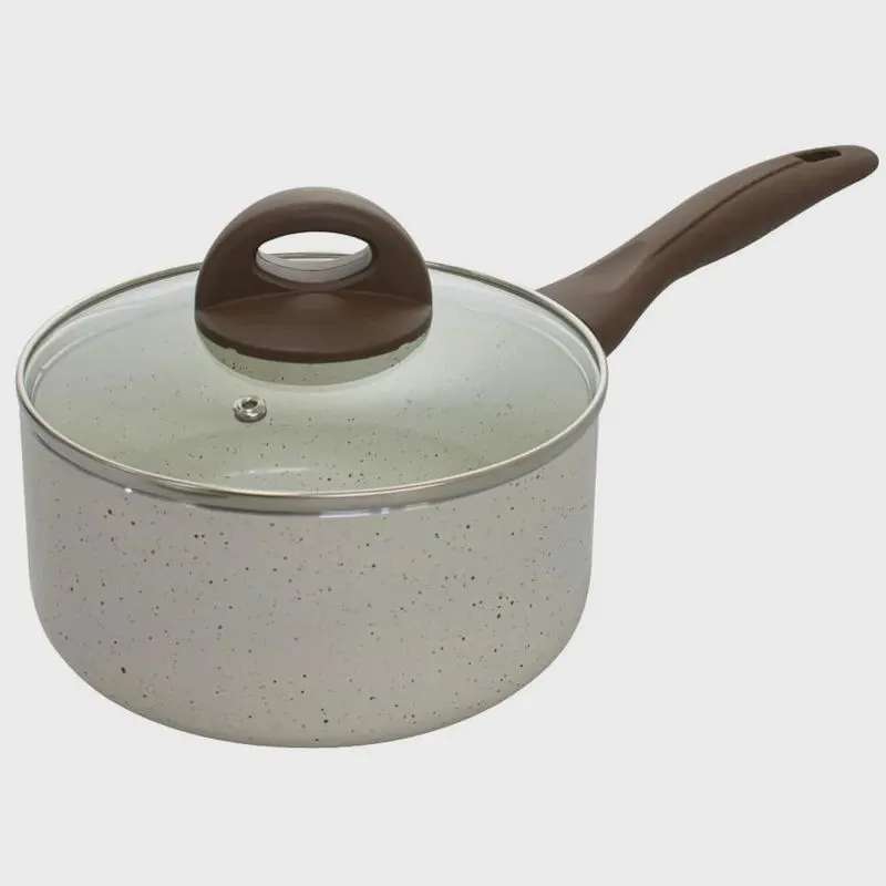 Panela Antiaderente Cerâmica Vanilla 18cm Brinox