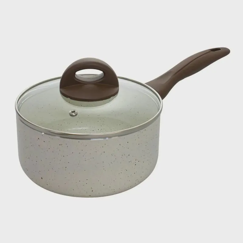 Panela Antiaderente Cerâmica Vanilla 16cm Brinox